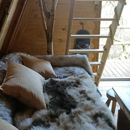 Dağ evi D'tente Sky En Ariege Insolite Avec Vue Montagne, Calme, Nature Et Ciel Etoile Massat