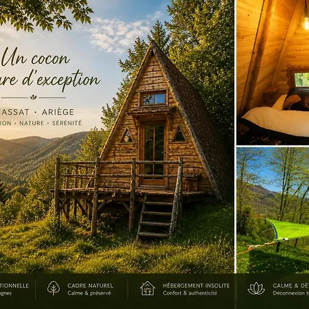 D'tente Sky En Ariege Insolite Avec Vue Montagne, Calme, Nature Et Ciel Etoile Massat