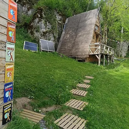 D'tente Sky En Ariege Insolite Avec Vue Montagne, Calme, Nature Et Ciel Etoile Dağ evi *